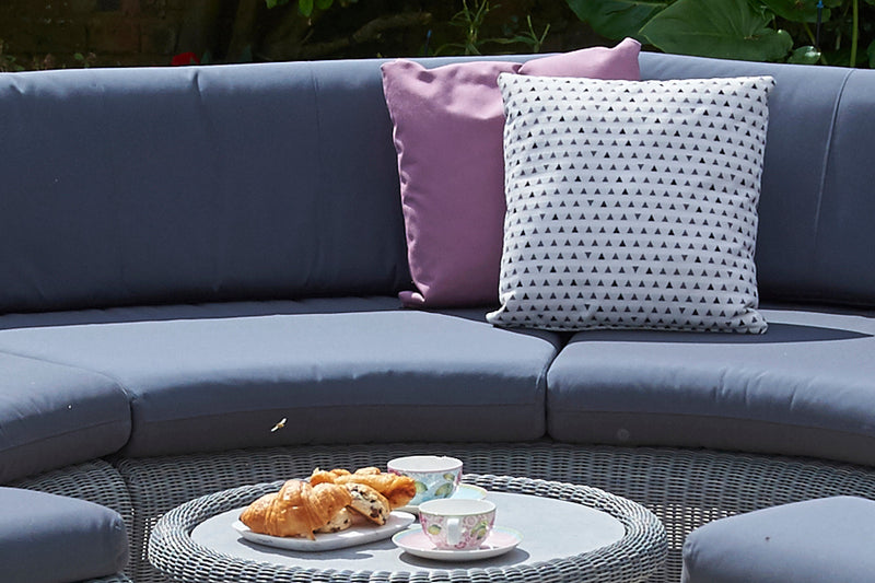 Cliveden Rattan Curved Modular Sofa Set G