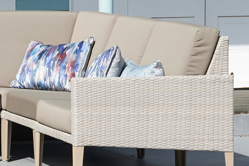Hampstead Stone Rattan Modular Sofa Set C