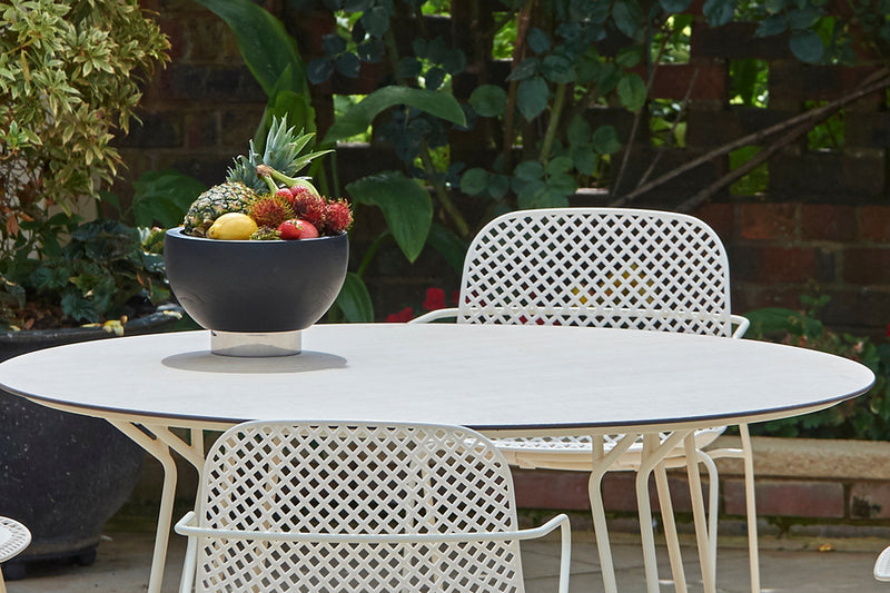 CLEARANCE | 130cm Remy Round Dining Table - Cream/Natural