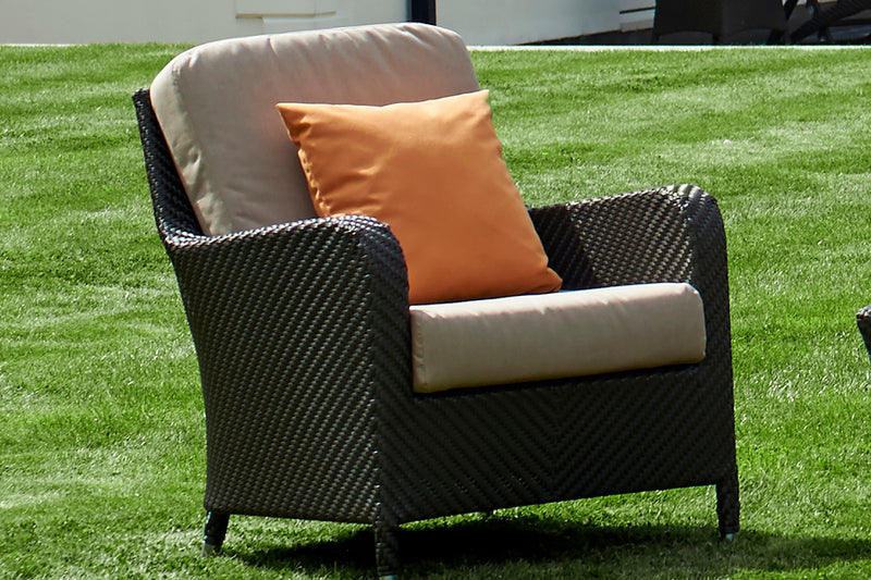 Windsor Bronze 2 Seater Sofa with 2 Lounge Armchairs & Rectangular Coffee Table