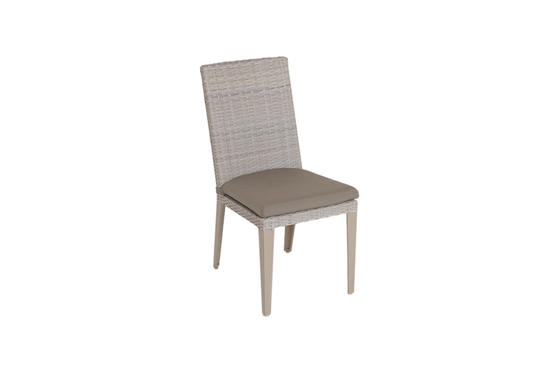 90cm Hampstead Stone Square Dining Table with 4 Dining Chairs
