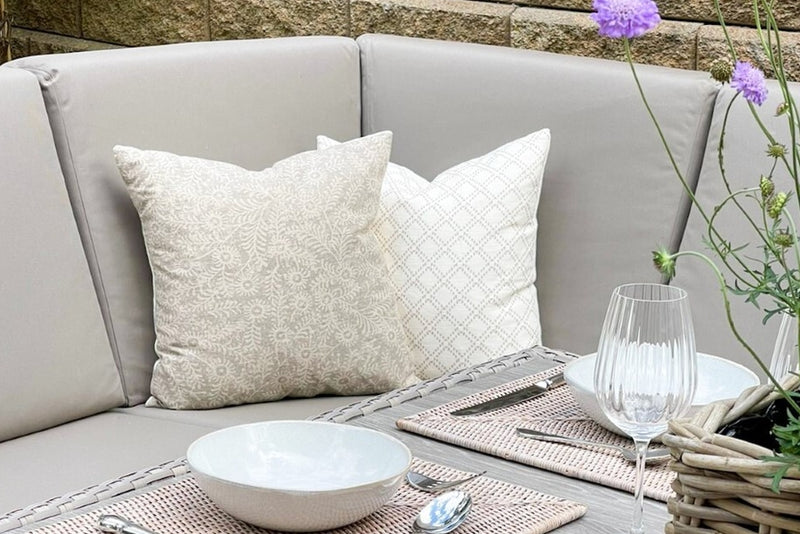Hampstead Stone Rattan Modular Sofa Set F