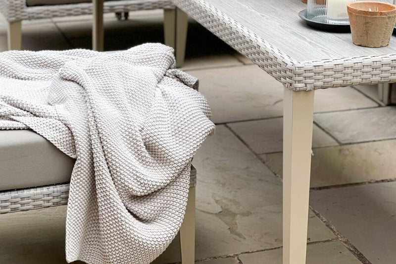 Hampstead Stone Rattan Modular Sofa Set B