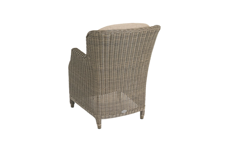 Kensington High Back Lounge Armchair with Footstool