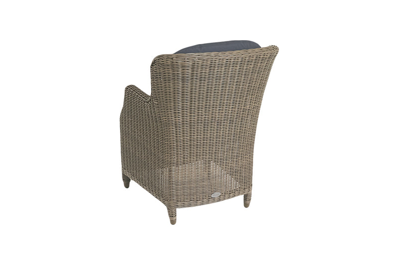 Kensington High Back Lounge Armchair with Footstool
