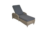 Kensington Sun Lounger with Square Side Table