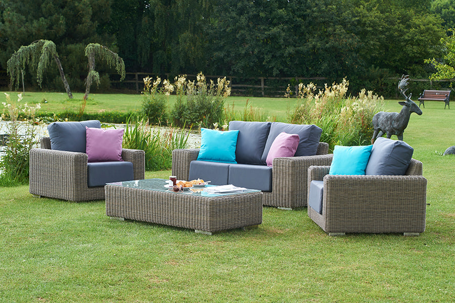 Kensington Seater Sofa, Lounge Armchairs 140cm Rectangular