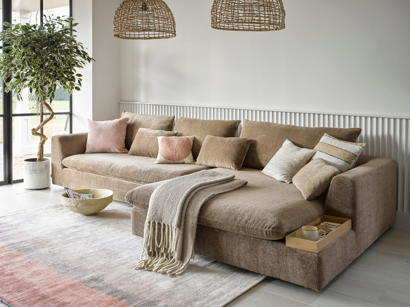 Malvern Medium Left Hand Chaise Corner Sofa Set 1