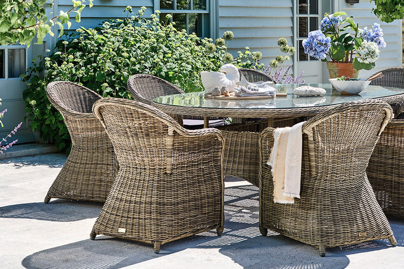 230cm Mayfair Oval Dining Table with 8 Dining Armchairs