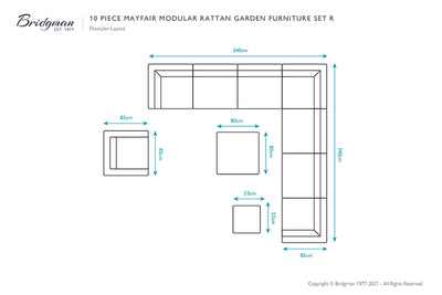 Mayfair Rattan Modular Sofa Set R