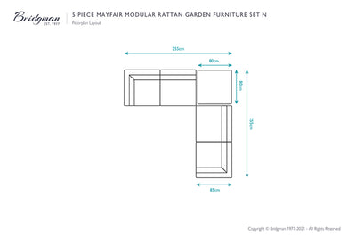 Mayfair Rattan Modular Sofa Set N