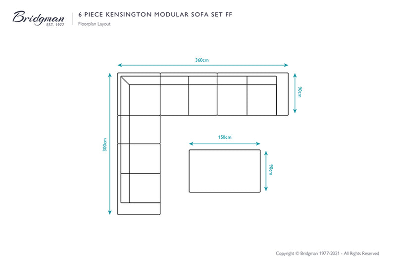 Kensington Rattan Modular Sofa Set FF