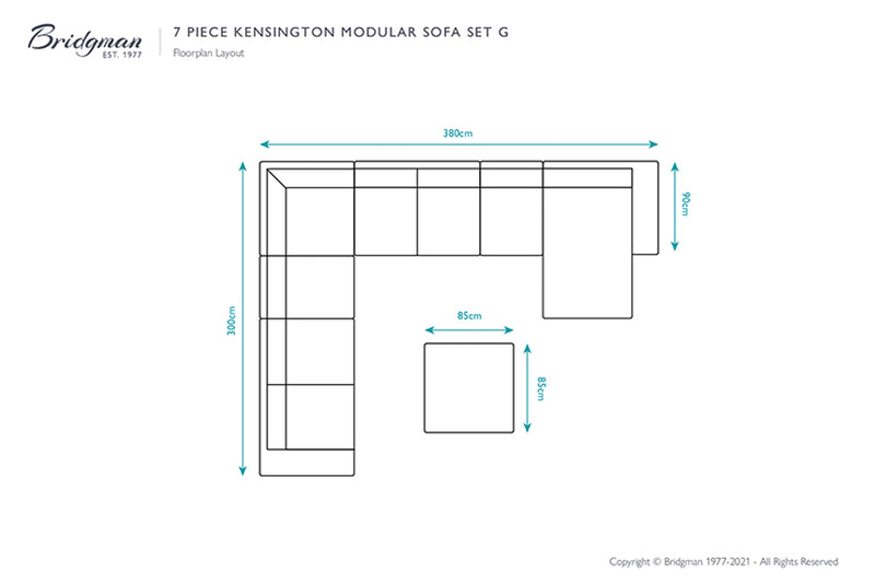 Kensington Rattan Modular Sofa Set G