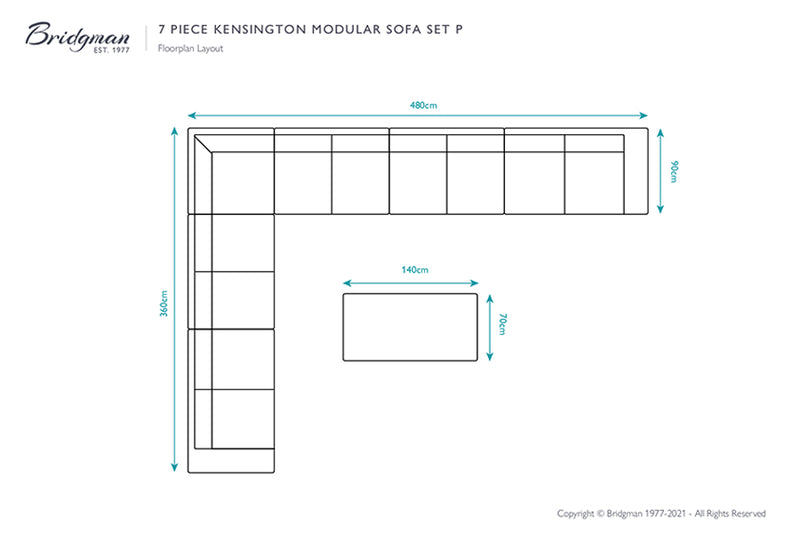 Kensington Rattan Modular Sofa Set P