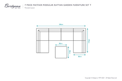 Mayfair Rattan Modular Sofa Set T