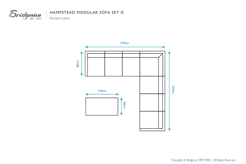 Hampstead Stone Rattan Modular Sofa Set D