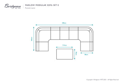 Marlow Rattan Modular Sofa Set E