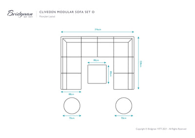 Cliveden Rattan Modular Sofa Set O