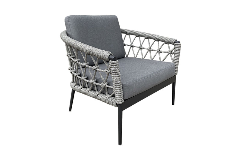 Monaco 3 Seater Sofa with 2 Lounge Armchairs & 2 Coffee Tables