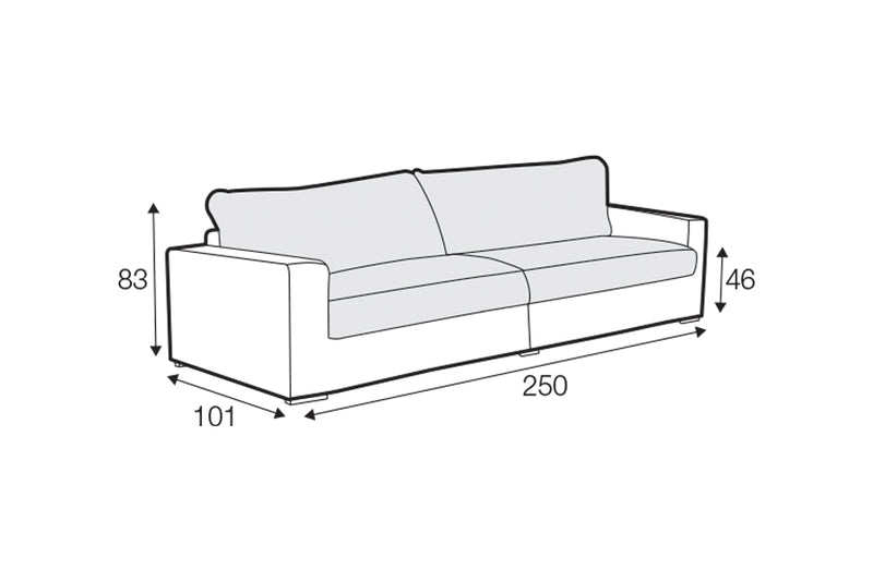 Sandford 4 Seater Sofa