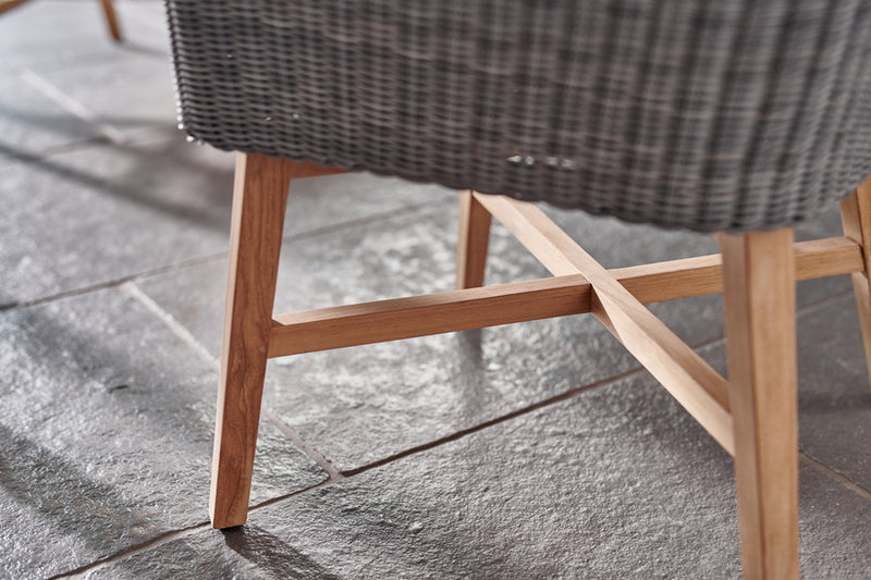 Cliveden Dining Armchair with Teak Legs