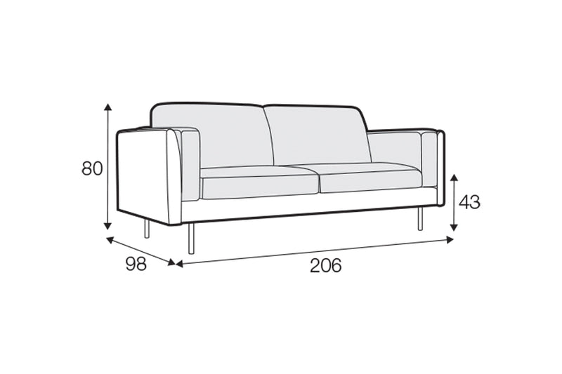Sunbury 3 Seater Sofa
