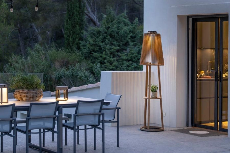Palm Solar Floor Lamp