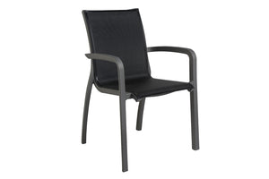 Paris Volcano/Black Stacking Armchair