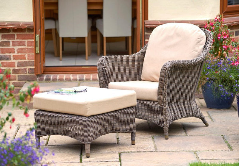 Marlow Lounge Armchair with Modular Footstool