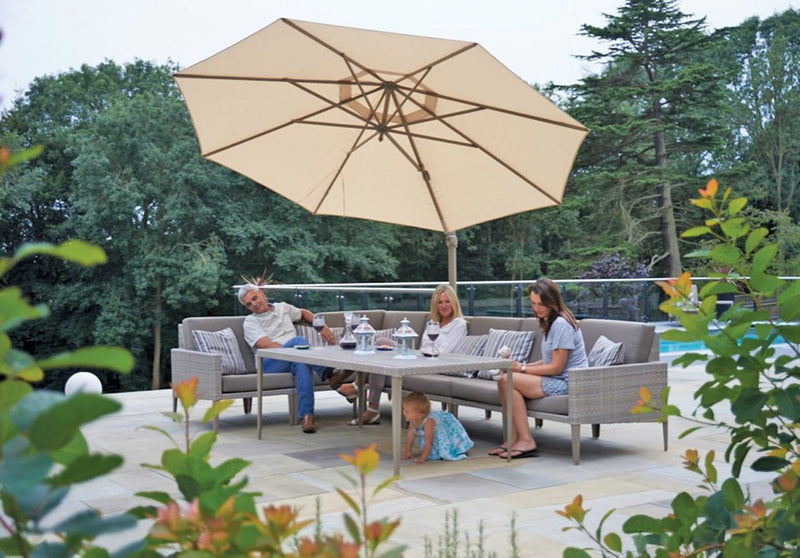Hampstead Stone Rattan Modular Sofa Set C