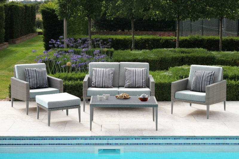 110cm Hampstead Grey Rectangular Coffee Table