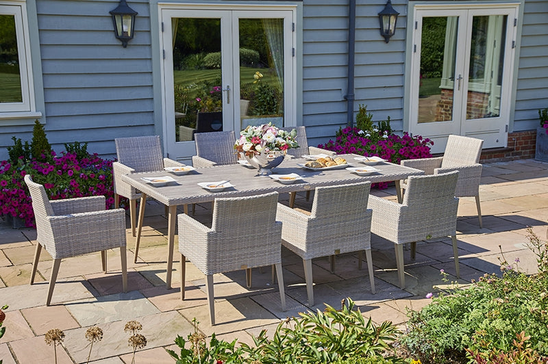 240cm Hampstead Stone Rectangular Dining Table