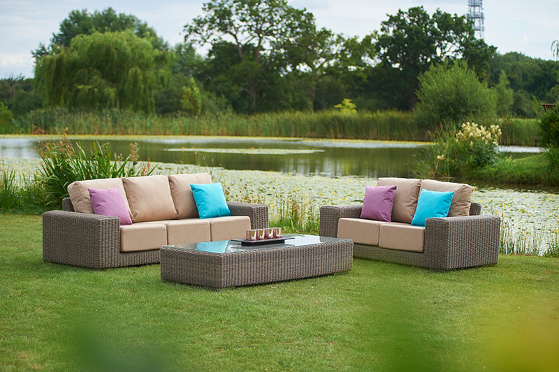 Kensington 3 Seater Sofa with 2 Seater Sofa & Rectangular Coffee Table