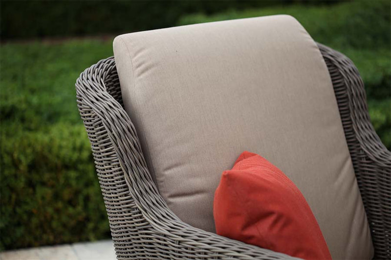 Kensington High Back Lounge Armchair with Footstool