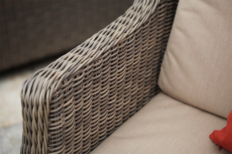 Kensington High Back Lounge Armchair with Footstool