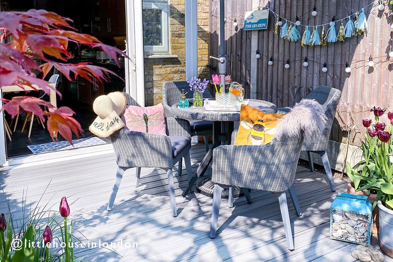 Cliveden Dining Armchair with Aluminium Legs