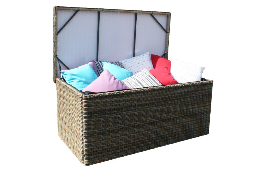 Mayfair Cushion Storage Box Quality Rattan Bridgman