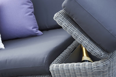 Cliveden Rattan Curved Modular Sofa Set G