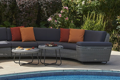 Cliveden Rattan Curved Modular Sofa Set K