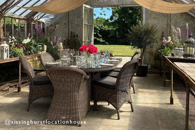 230cm Mayfair Oval Dining Table with 2 Dining Armchairs & 6 Dining Chairs