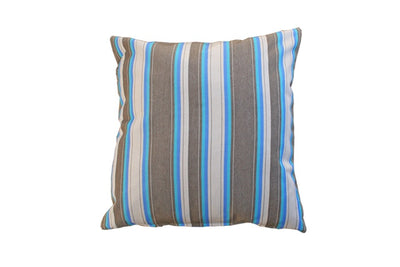 Turquoise Stripe Waterproof Scatter Cushion
